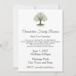 Invitación Family Reunion Celebration Invitation