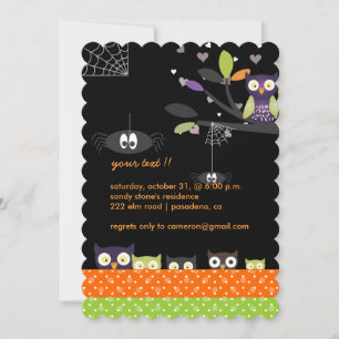 Invitación Famoso Fiesta Holloween