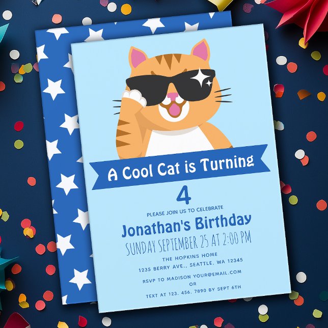 Invitación Famoso gato de Guay le quitó el cumpleaños a un ni (Subido por el creador)