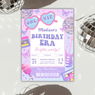 Invitación Fanático De La Música En Mi Cumpleaños