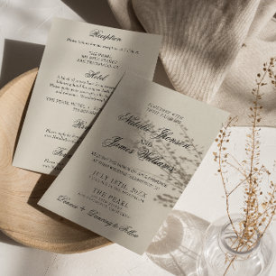 Invitación Fancy Boda Retro Caprichosa de Dinero Antiguo Todo
