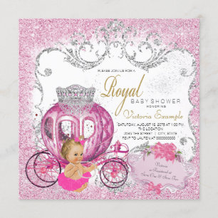 Invitación Fancy Little Princess Fairytale Baby Girl Shower