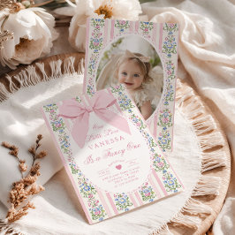 Invitación Fancy One Love Shack Vintage Bow 1º cumpleaños
