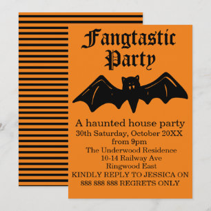 INVITACIÓN FANGTASTIC HALLOWEEN PARTY