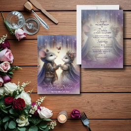 Invitación Fantasía Boda romántico