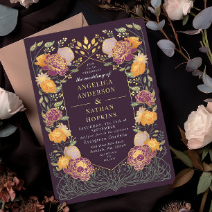 Invitación Fantasía Encantada Boda de Jardín Floral