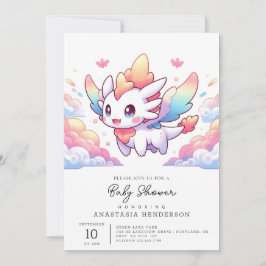 Invitación Fantasía encantada Dragon Baby Shower