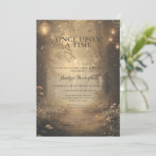Invitación Fantasía encantada ducha de novia