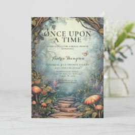 Invitación Fantasía encantada ducha de novia