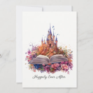 Invitación Fantasía Libro Fairytale Whimsical Magnífico Único