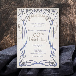 Invitación Fantasía medieval 60º cumpleaños