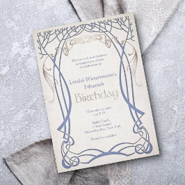 Invitación Fantasía medieval Cualquier cumpleaños de edad