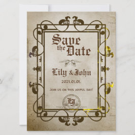Invitación Fantasía medieval Personalizable