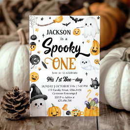 Invitación Fantasía por el cumpleaños fantasma de Halloween