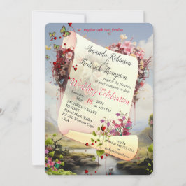 Invitación Fantasías Reinos de Escenario Mágico