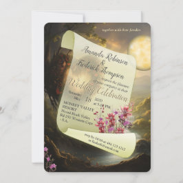 Invitación Fantasías Reinos de Escenario Mágico