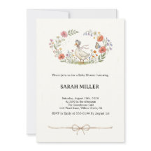 Fantasioso Baby Shower de Flores Silvestres de Mam