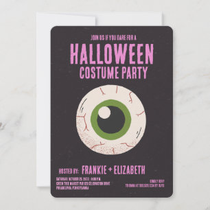 Invitación Fantasma Con Fiesta De Disfraces De Halloween De B