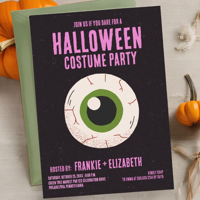 Invitación Fantasma Con Fiesta De Disfraces De Halloween De B (Subido por el creador)