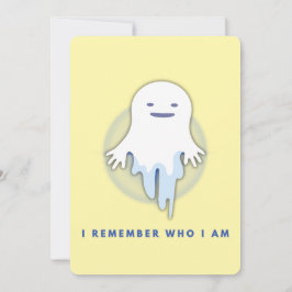 Invitación Fantasma Cuidadosa - Recuerdo Quién Soy