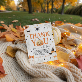 Invitación Fantasma De Calabaza De Espada Gracias