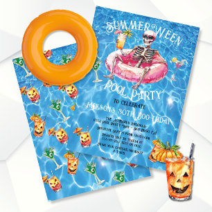 Invitación Fantasma de cumpleaños de la fiesta de cumpleaños