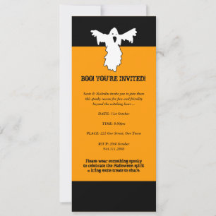 Invitación fantasma de Halloween