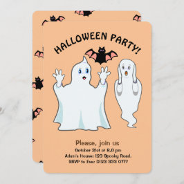 Invitación fantasma de Halloween