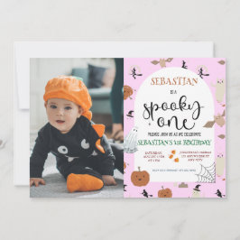 Invitación Fantasma de primer cumpleaños de un fantasma de Ha