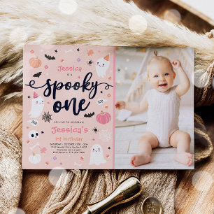 Invitación Fantasma de primer cumpleaños de un fantasma de Ha