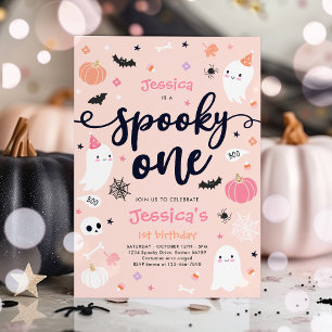 Invitación Fantasma de primer cumpleaños de un fantasma de Ha