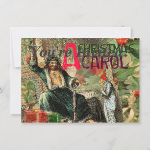 Invitación Fantasma del Ilustracion actual de Navidad