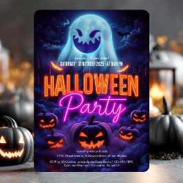 Invitación Fantasma espeluznante Fantasma Halloween para Adul