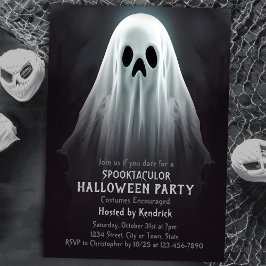 Invitación Fantasma Fiesta de disfraces de Halloween