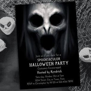 Invitación Fantasma Fiesta de disfraces de Halloween
