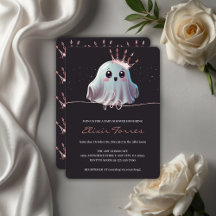Fantasma Halloween Baby Shower Little Boo