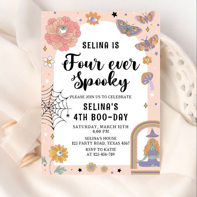 Invitación Fantasma Halloween Cuatro Amantes De La Historia (Subido por el creador)