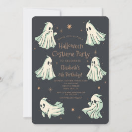 Invitación Fantasma Halloween Spooktacular Costum Fiesta de c