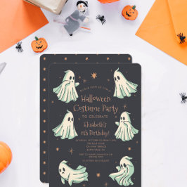 Invitación Fantasma Halloween Spooktacular Costum Fiesta de c