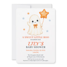 Fantasma Little Boo | Baby Shower de Halloween