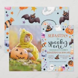 Invitación Fantasma Un cumpleaños de Halloween