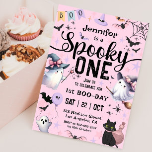 Invitación Fantasma Un Fantasma Halloween Primer Chica de cum