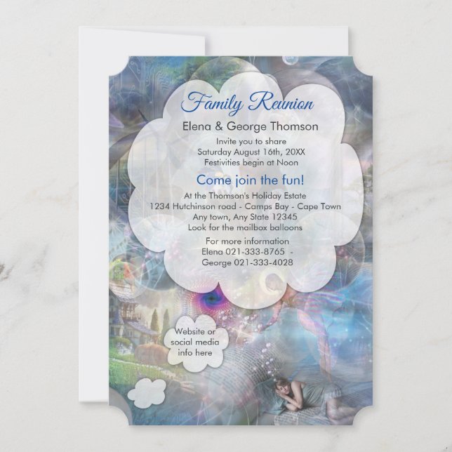 Invitación Fantasmagoria (Anverso)