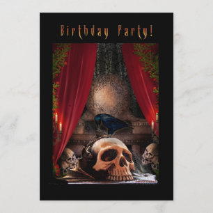 Invitación fantasmagórica de la fiesta de