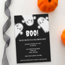 Fantasmas Boo Fantasmas Black White Halloween