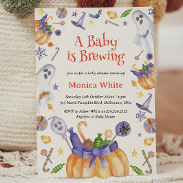 Invitación Fantasmas de calabaza de caramelo Fantasma Hallowe