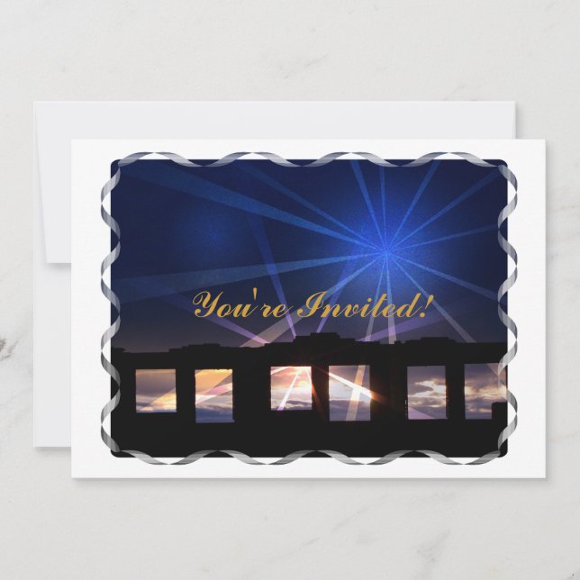 Invitación FANTASMAS EN TIEMPO DE GUERRA GALES Reino Unido (Anverso)