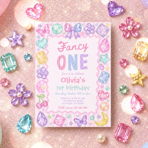 Invitación Fantástico Un Joie Whimsical Cumpleaños 1 