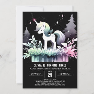 Invitación Fantasy Horse Birthday