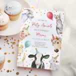 Invitación Farm Animals Birthday Boy Barnyard Birthday Party<br><div class="desc">Granja Animales Cumpleaños Niño Barnyard Invitación de fiesta de cumpleaños Todos los diseños son © PIXEL PERFECTION FIESTA LTD</div>